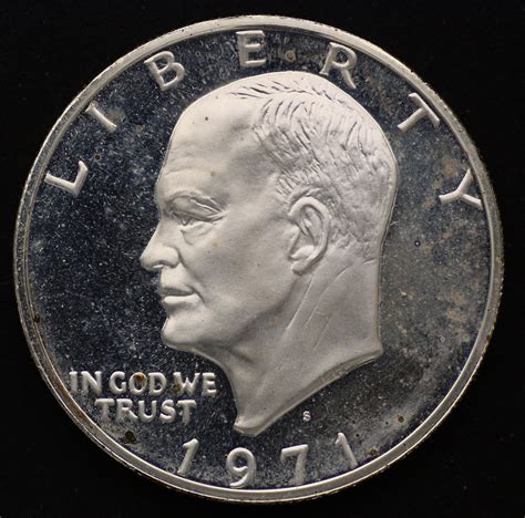 1971 Eisenhower Dollar Obverse | Coin Talk