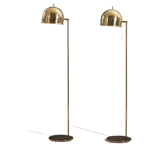 Classical Brass Adjustable Library Reading Floor Lamp, 1960s at 1stDibs ...