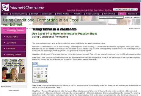 Conditional Formatting Tutorial 的图像结果
