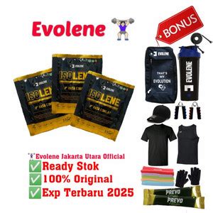 Jual ISOLENE WHEY PROTEIN ISOLATE EVOLENE | Ecer Isi 6 Sachet & Halal ...