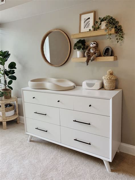 Gender Neutral Nursery Changing Table Inspiration