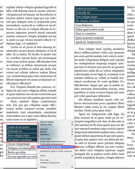 Image result for Make Table InDesign with Header