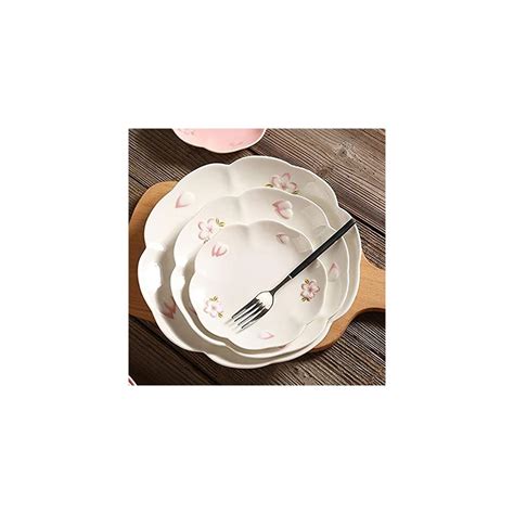 Dessert Plate Japanese Cherry Blossom Pink Dinner | Ubuy India