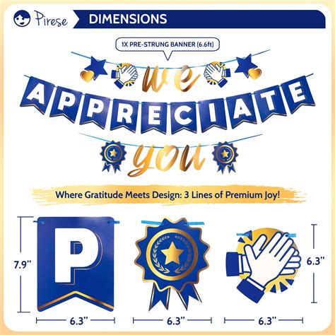 Snapklik.com : Pirese We Appreciate You Banner Decorations, Employee ...