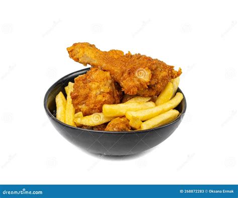 Chicken Legs Isolated, Fry Breaded Drumstick, Deep Fried Chicken Pieces ...