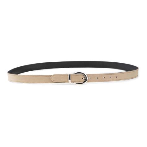 Buy Ladies Reversible Belt Taupe Black Genuine Leather ...