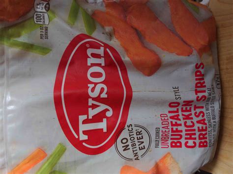 Unbreaded Buffalo Chicken Breast Strips - Tyson