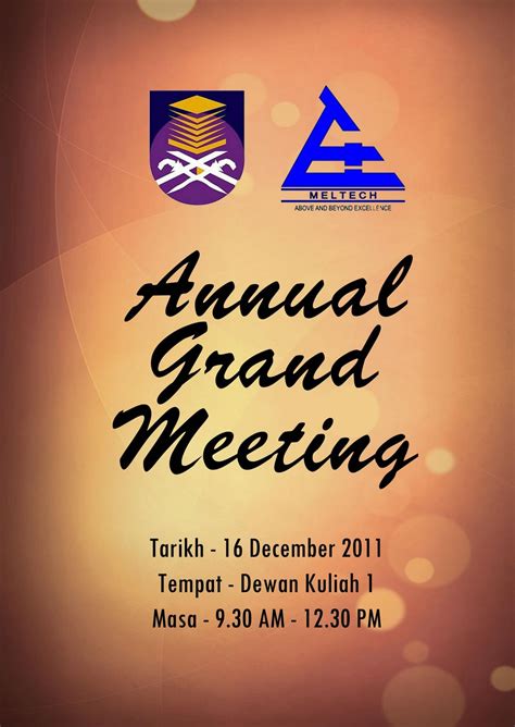 MELTECH UiTM: Annual grand meeting
