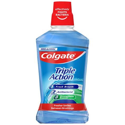 Colgate Triple Action Mouthwash 500ml | Dental Care | Iceland Foods