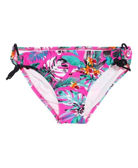 ELECTRO TROPIC TIE BIKINI BOTTOMS