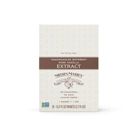 Single Serve Madagascar Bourbon Pure Vanilla Extract - Nielsen-Massey ...