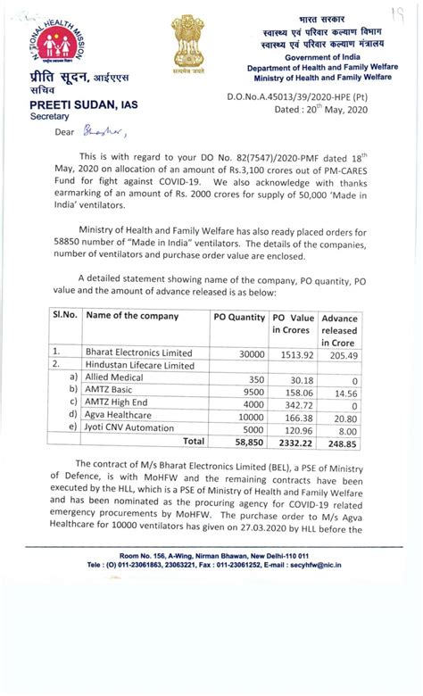 PM Cares ventilators: RTI reveals huge gap in pricing, 2 firms have no ...