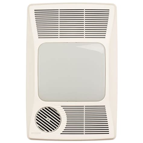 Broan 100HL Directionally-Adjustable Bath Fan with Heater and ...