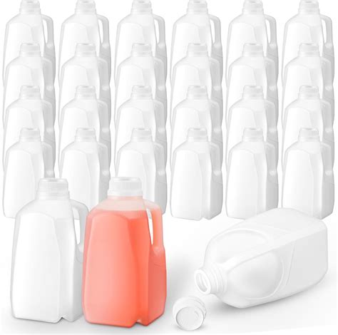 Amazon.com: Skylety 24 Pack Mini Milk Jugs Plastic Gallon Jugs with ...
