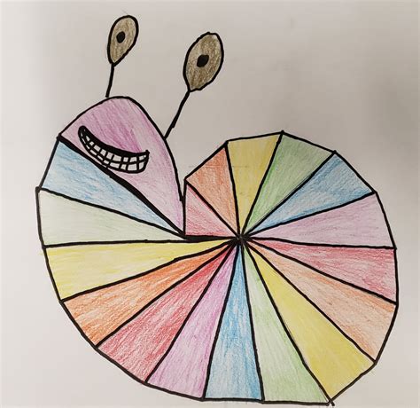 Pythagorean Theorem Snail Drawings Math Wall Art Fibonacci Spiral