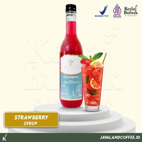 Strawberry Javaland Syrup 620ml - CV. Indo Javaland