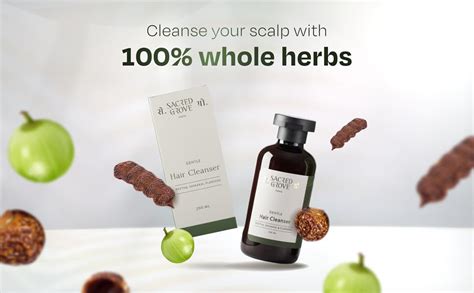 Buy Sacred Grove | Gentle Hair Cleanser with Reetha, Shikakai ...