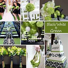 Green Black White Wedding Theme by Black White And Green Wedding Colors Weddingplanning Green Black White Wedding Theme