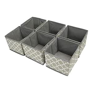 HOKIPO Wardrobe Clothing Organizer Foldable Cloth Storage Bin Baskets ...