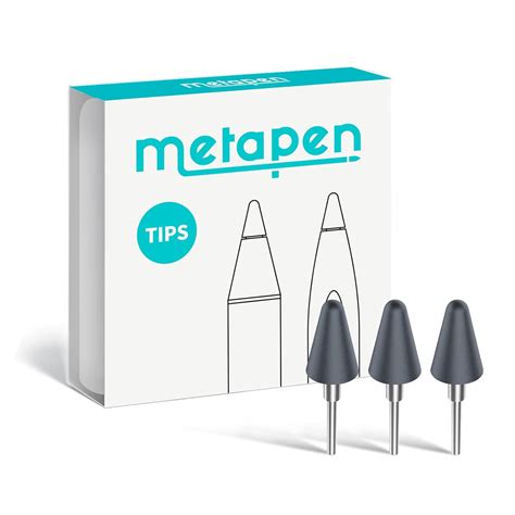 metapen Tips (3pcs, Grey) - Only Compatible Stylus Pen M1 / M2 for ...