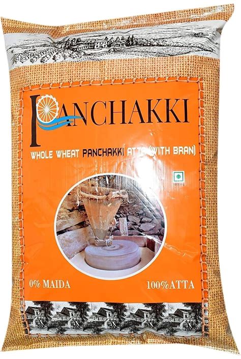 Whole Wheat Panchakki Atta |100% Natural Cold Press wheat Flour ...