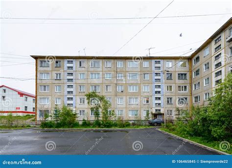 Architecture of Magada, Russian Federation Stock Image - Image of city ...