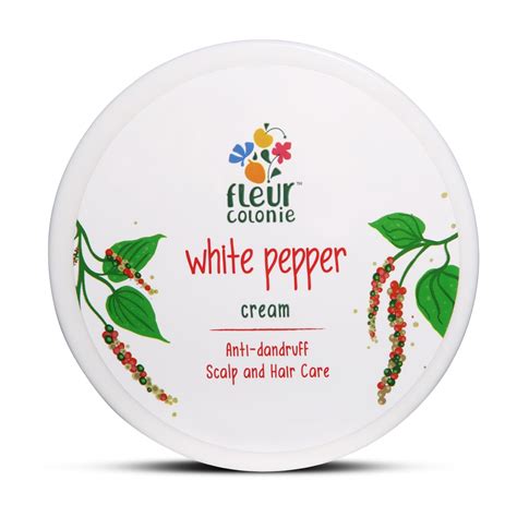 Fleur Colonie White Pepper Anti-dandruff Scalp & Hair Cream with White ...