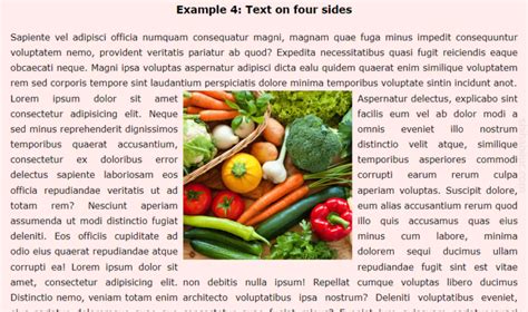 Image result for HTML Image Wrap Text