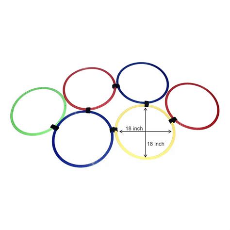 COUGAR Speed Ring Ladder | Pack Of 12 Rings Multicolor | Kibi SPorts ...
