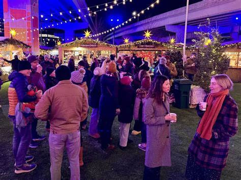 European Style Christmas Market Underway At North Loop Green - North Loop Neighborhood Association
