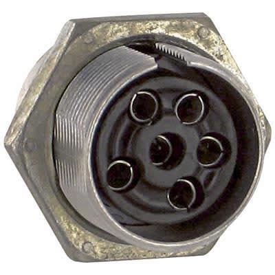 Eaton - CDM Electronics - 91-PC6F - Conn, AV,XLR,Receptacle,6 Cont,Pnl ...