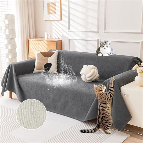 Deep Dream Cat-Scratch Resistant Couch Cover, Waterproof Sofa Cover for ...