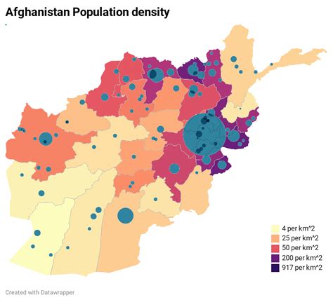 Demographic Map Of Afghanistan