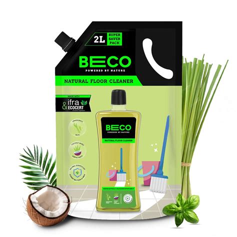 Beco Natural Disinfectant Surface & Floor Cleaning Liquid | 2L Refill ...