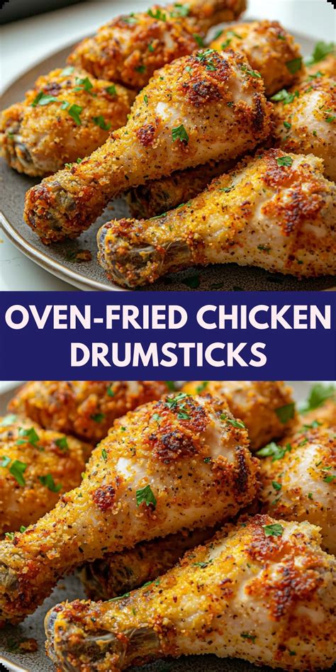 Oven-Fried Chicken Drumsticks | Recipe | Easy chicken drumstick recipes ...