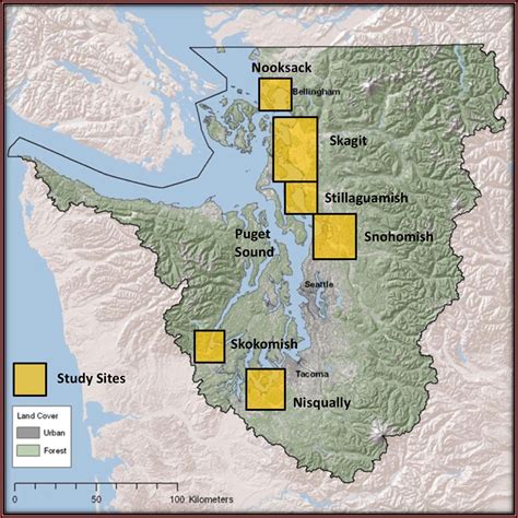 Map Of Puget Sound Region