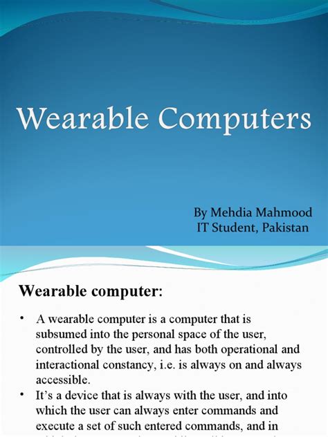 Image result for Wearable Computer Examples
