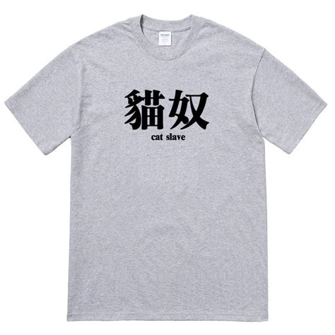 貓奴 Cat slave 短袖T恤 2色 中文惡搞文字設計潮趣味幽默搞怪閨密搞笑潮t - 露天拍賣