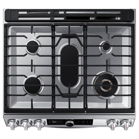 Buy 30 in. 6 cu. ft. Slide-In Gas Range with Smart Dial and Air Fry in ...