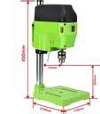 VOLTZ 480 w drill Mini Bench Drill Stand Table DIY Metal Wood Electric ...