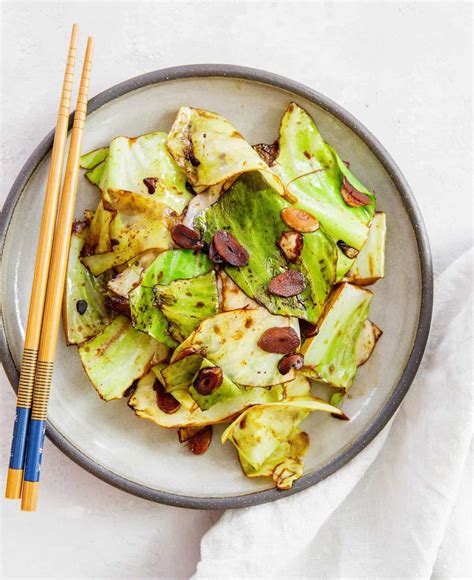 Chinese Cabbage Recipe Sauteed Napa Cabbage With Shiitake | I Heart