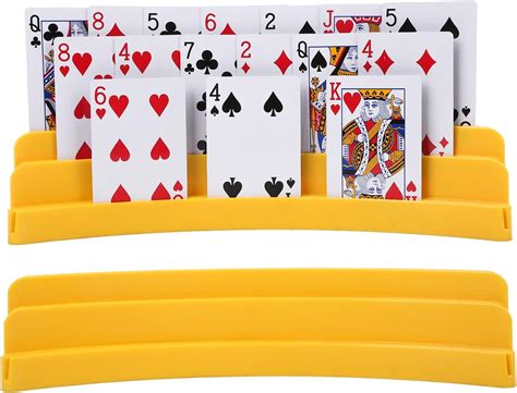 Amazon.com: GHERPTE 2 Pack Three-Layer Design Playing Cards Holders ...