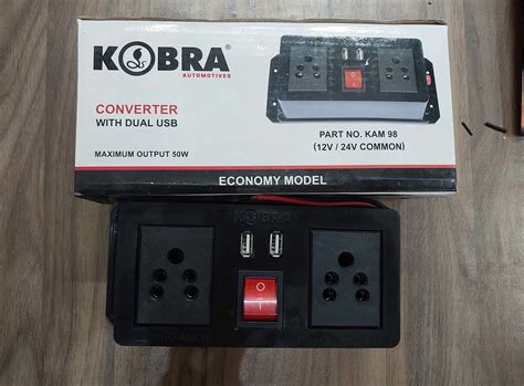 KOBRA JNVERTOR , 12v and 24v DC to 220v AC Current 50watt Load ...