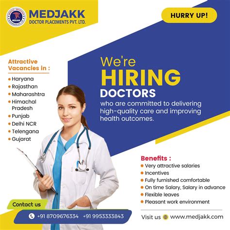 Hiring Doctors | Medical jobs, Hospital jobs, Medical education