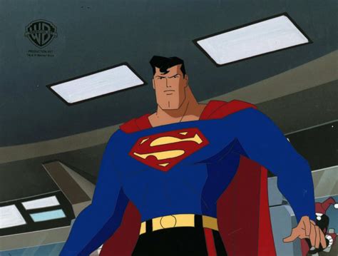 DC Comics Studio Artists - Superman Animated Series Original Cel with ...