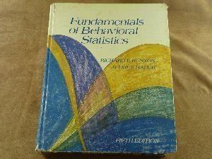 Buy Fundamentals of Behavioral Statistics Book Online at Low Prices in ...