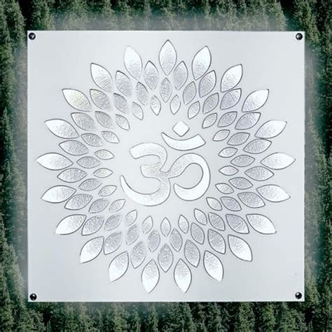 Biswas Brother OM Mandala Wall Back LED Light Wall Decor A well ...