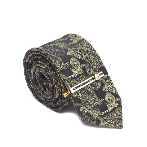 Buy Louis Stitch Mens Seaweed Green Silk Necktie Accessory Gift Set Online