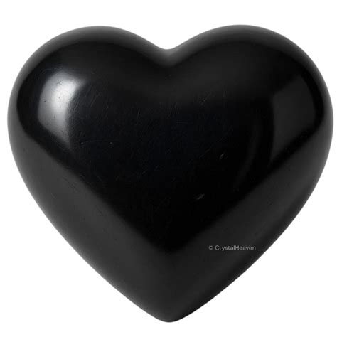 Black Obsidian Crystal Healing Hearts for Love - Heart Shape Stone ...