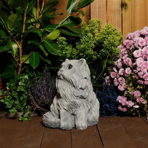 Lovely Persian Cat Garden Ornament | Garden Cat | Animal Ornaments ...